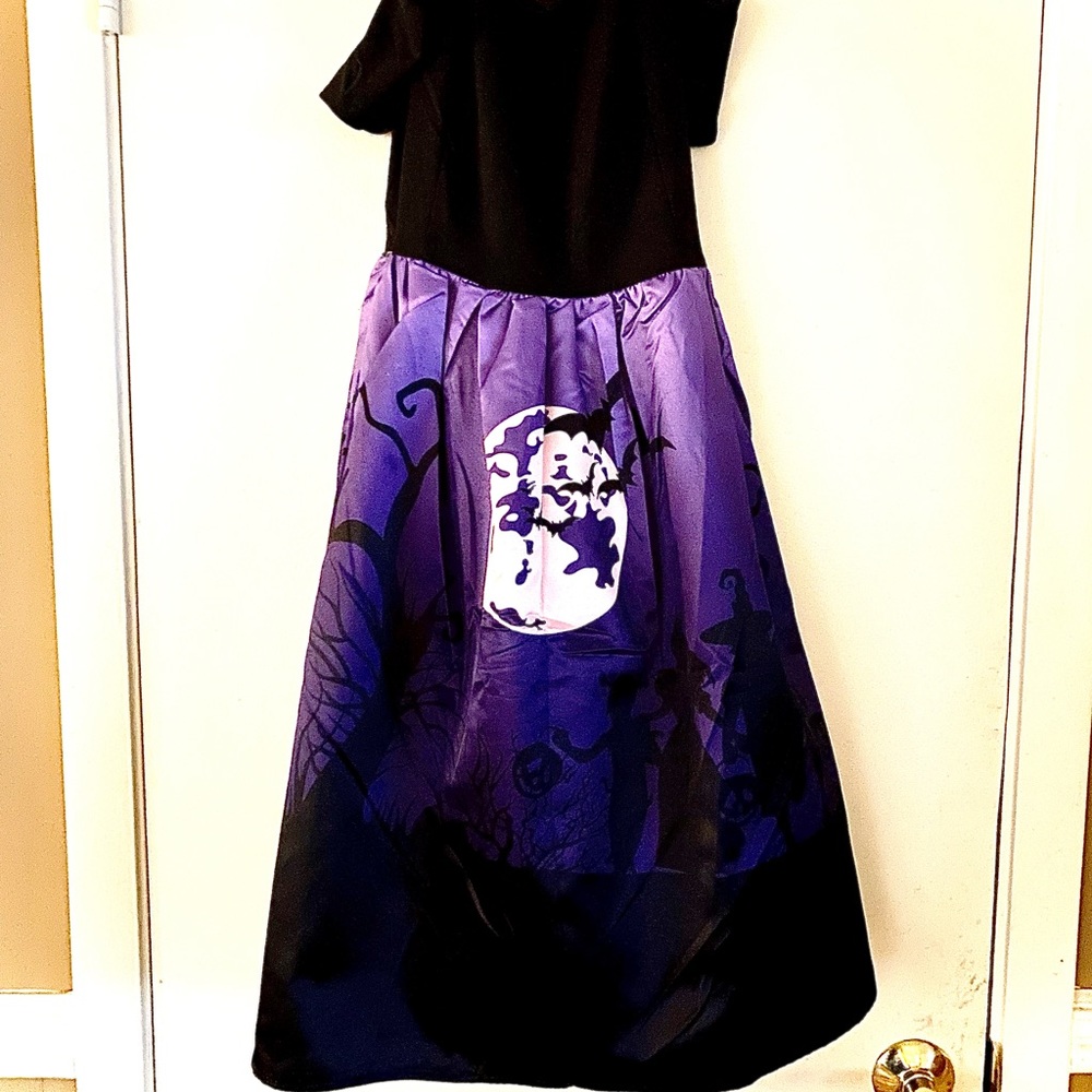 Halloween Dress/Costume Black & purple